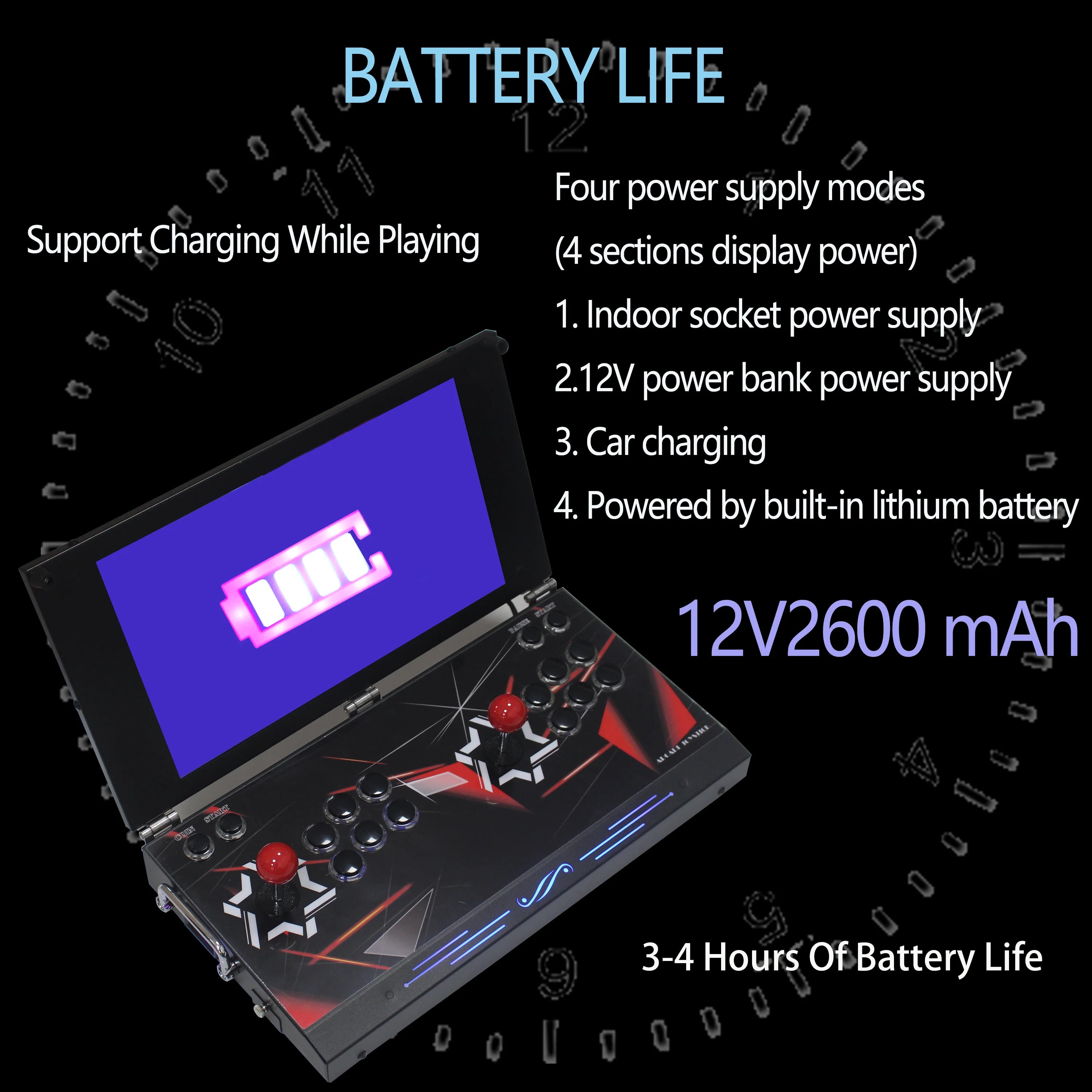 Arcade Game Console Dual Players Pandoras Box