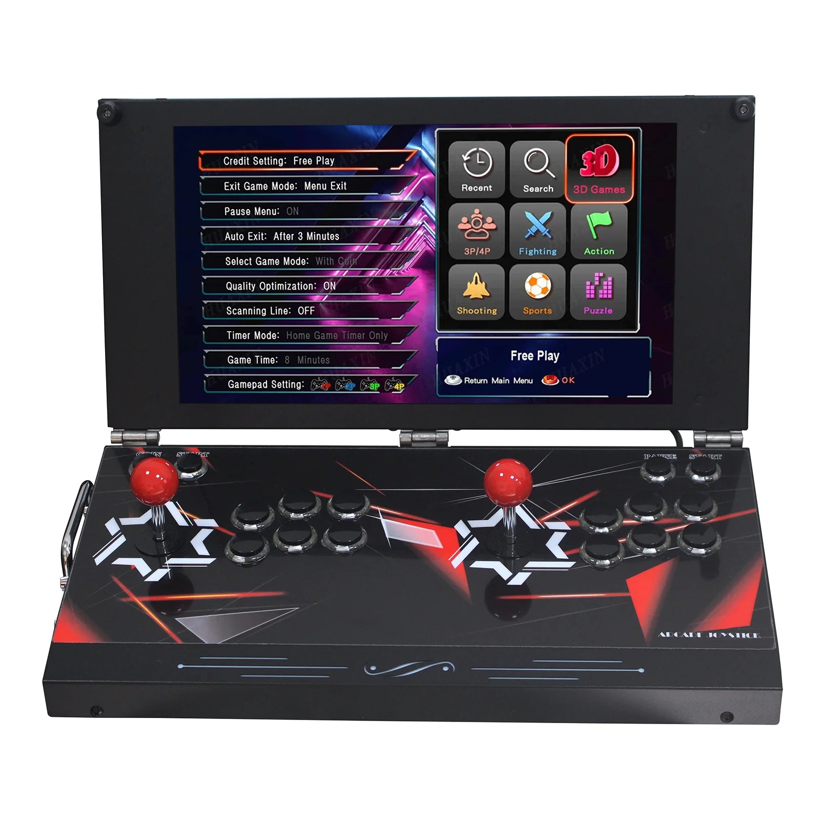 Arcade Game Console Dual Players Pandoras Box