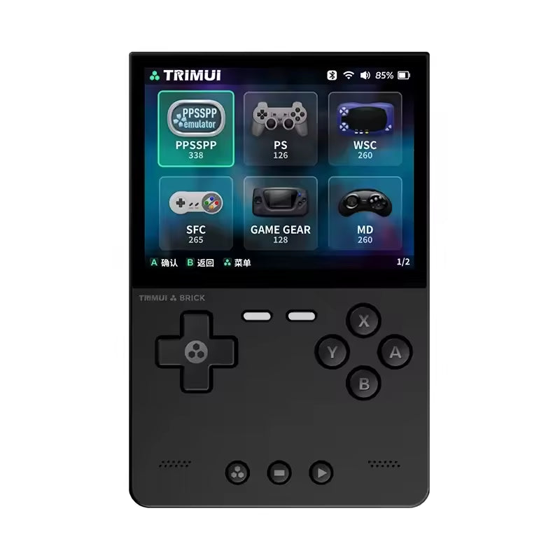 TRIMUI BRICK Handheld Game Console Black